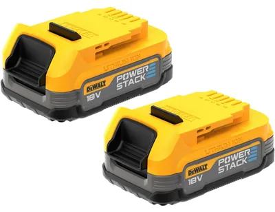 Zdjęcie produktu dla DeWALT DCBP034E2-XJ, Bateria, 1,7 Ah, 18 V, DeWalt, Czarny, Żółty