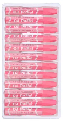 Immagine prodotto di Pastelli a olio rosa, confezione da 12 pezzi. Pastelli a olio morbidi, ideali per pittura, disegno e graffiti. Materiale artistico