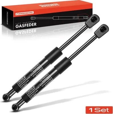 Produktbild von Frankberg 2x Gasfeder Dämpfer Heckklappe für Audi 80 8C B4 660N Stufenheck 1991-1994