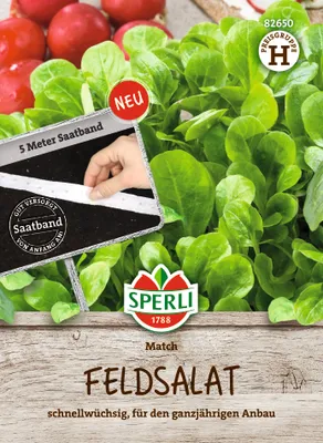 Produktbild von SPERLI Saatband Feldsalat Match Vallerianella locusta 5 lfd. Meter