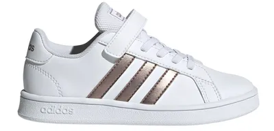 Produktbild von Adidas Grand Court Children Ftwr White / Copper Metal / Glow Pink EU 30