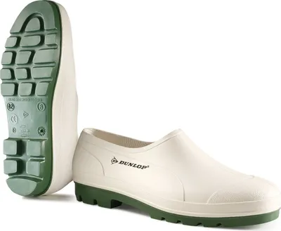 Produktbild von Dunlop PVC-Galosche Bicolour Wellie Shoe OB weiß nach EN ISO 20347:2012 OB FO CI SRA weiß  Größe 42