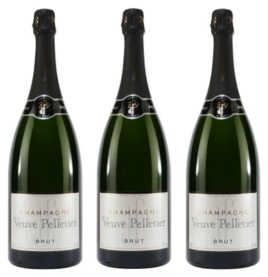 Produktbild von Veuve Pelletier Champagne Brut (3 x 1,5L)