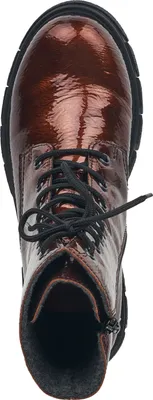 Produktbild von Rieker Damen Stiefeletten Schnürsenkel Kurzstiefel Z9120, Größe:38 EU, Farbe:Braun