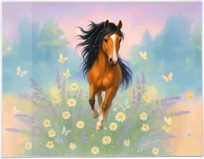 Produktbild von Goldbuch Schreibunterlage Wiesenglück 49x38 cm abwischbar für Kinder