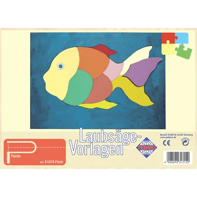 Obrázek produktu pro PEBARO Šablona pro vyřezávání rybou, puzzle
