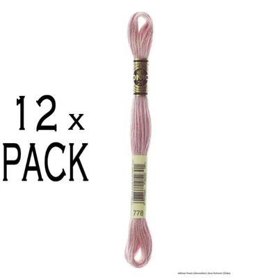 Productafbeelding van 12 bollen DMC Mouliné Special borduurgaren, kleur 778, 6-draads, 8 meter