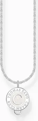 Produktbild von Thomas Sabo Damen Halskette Carrier Charm‑Kette Coin Silber X2091‑007‑21‑L45V