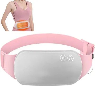 Produktbild von Wärmegürtel mit Vibration, 3 Temperaturstufen, lumbale Schmerzlinderung, tragbar