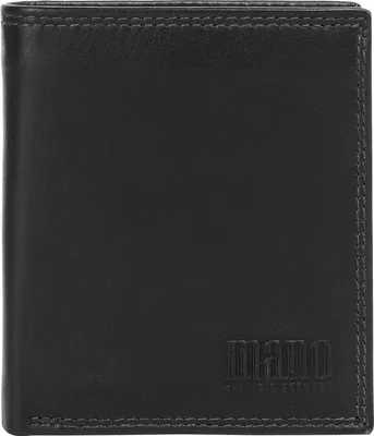 Produktbild von Mano Sutura Hochformatbörse M. Klappe Klein M19016 Schwarz, Rindleder
