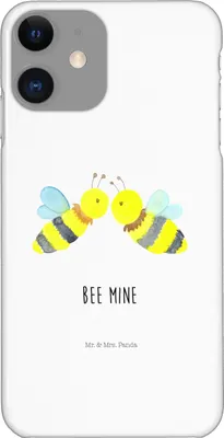 Produktbild von Mr. & Mrs. Panda Iphone 11 Handyhülle Biene Liebe - Weiß - Geschenk, Hummel, Handy Schutzhülle, Pro, Hülle, Cover