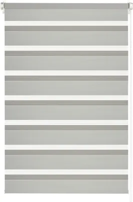 Produktbild von Gardinia EasyFix Doppelrollo grau 100 x 150 cm