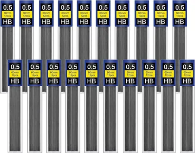 Produktbild von Bleistiftminen 0,5 mm HB 240 Stück bruchsichere Minen, hochwertige HB Minenersatz für Druckbleistifte, ideal zum Schreiben, Zeichnen und für Hausaufgaben, bruchfest und zuverlässig (0,5 mm)