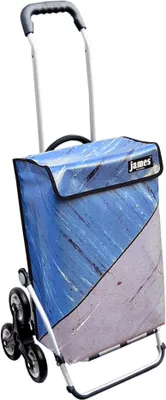 Produktbild von James Einkaufstrolley - LINUM - stabiler Einkaufswagen mit individuellem Design - mehrfarbig: bunt in Ausführung: Royal-Treppensteiger