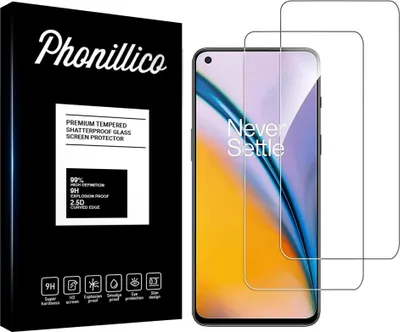 Zdjęcie produktu dla Szkło hartowane do OnePlus Nord 2 5G [2 sztuki] Folia ochronna na ekran odporna na zarysowania Phonillico®