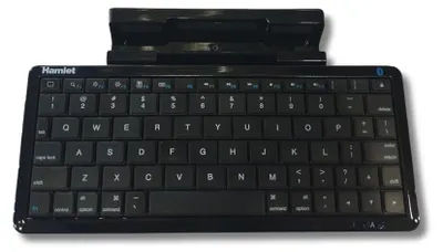 Zdjęcie produktu dla Hamlet XPADKK100BTMS, QWERTY, Czarny, Bezprzewodowy, Bluetooth, 10 m, Lit