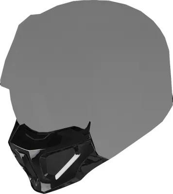 Image de Mentonnière Scorpion Covert-x Noir Noir One Size