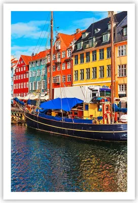 Produktbild von Poster - Poster ohne Rahmen - Kopenhagen Nahavn Schiffe - 61x91,5 cm - Wand Bild - Wanddeko - Wandbilder - Kunstposter - Wandposter - Bilder - Kunstdruck - Wanddekoration - Wandbild - P2XPA61x91-4205