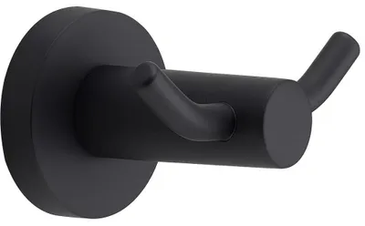Obrázek produktu pro Nástěnný věšák na ručníky Lineo - černá matná