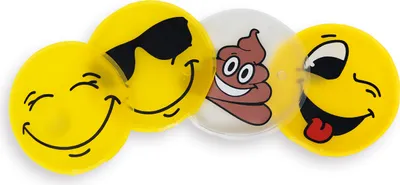 Produktbild von Wiederverwendbare Taschenwärmer im 4er Set, ca. 9 cm Durchmesser, Geschenkverpackung