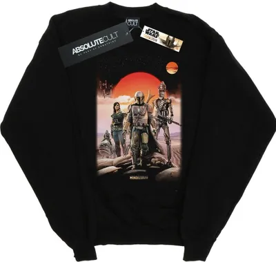 Produktbild von Star Wars - "The Mandalorian Warriors" Sweatshirt für Herren BI46328 (3XL) (Schwarz)
