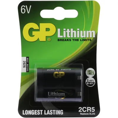 Produktbild von GP Batteries 2CR5 1-P, 6 V, Lithium