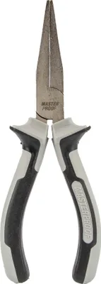 Produktbild von MASTERPROOF PROFESSIONAL Flachzange 160 mm, 2-K Griff ür optimalen Halt