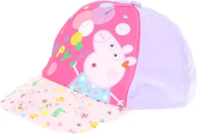 Produktbild von Peppa Wutz Pig Kinder Mädchen  Basecap Baseball Kappe Mütze Gr. 51 – Lila / 51