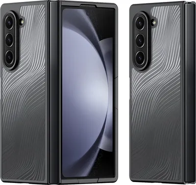Image de Étui de protection Aimo Series en TPU / PC au toucher givré pour Samsung Galaxy Z Fold6 5G, noir