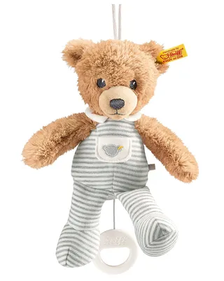 Image de Steiff Boîte à musique Sleep well bear peluche boîte à musique grise 20 cm