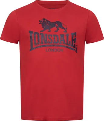 Produktbild von Lonsdale Silverhill Kurzarm-t-shirt Rot S Mann Rot S
