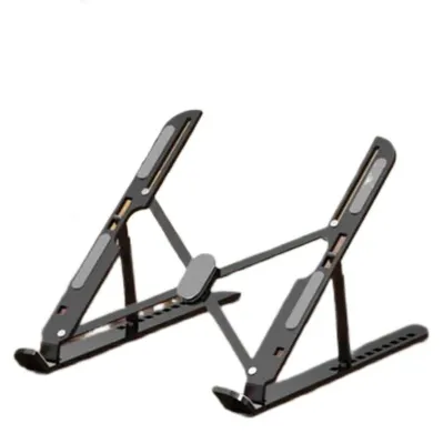 Produktbild von Laptopständer aus Aluminiumlegierung – 10-fach verstellbar, faltbar, tragbar & kühlend,Pink