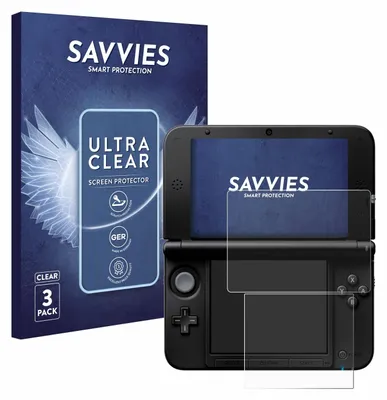 Produktbild von 6x Für Nintendo 3DS XL SPM7800 Schutzfolie Savvies Displayschutz Display Schutz Folie Klar Transparent