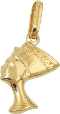 Produktbild von Ketten-Anhänger Pharao Nofretete aus 375 Gold Gelbgold Halsschmuck