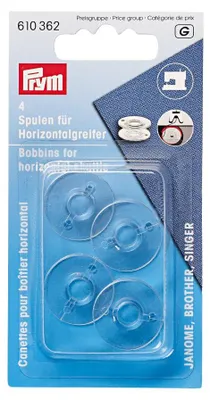 Produktbild von Prym 610362, Spulen-Set, 4 Stück(e), Kunststoff, 2,05 cm, 11,7 mm