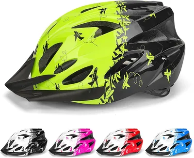 Image de Casque de vélo pour enfant, taille 54-59 cm, pour les enfants de 8 à 15 ans, réglable, pour vélo