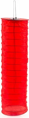 Produktbild von LED-Solar-Lampion von Grundig, 20 weiße LEDs, Dämmmerungsautomatik, Haken, Größe (ØxH) ca. 20 x 80 cm, Farbe Rot