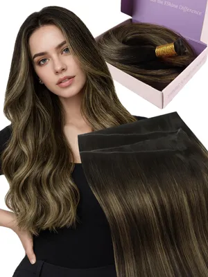 Image de 60 grammes de mèches tressées "Ombre Zopf" en véritable cheveux
