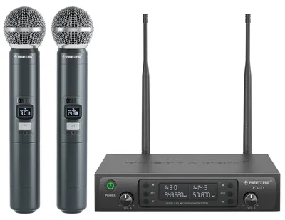 Produktbild von Phenyx Pro Funkmikrofon-System UHF Dual Auto Scan PTU-71-2H