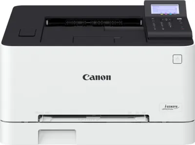 A front view of a Canon i-SENSYS LBP631Cw color laser printer on a white background.
