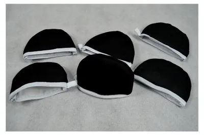 Produktbild von 3 Paar Thermogrifflinge für Topf- und Kochtopfgriffe, Schwarz
