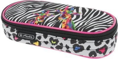 Produktbild von Schüleretui Faulenzer Polyester 215x95mm Wild Neon Packung mit 2 Stück