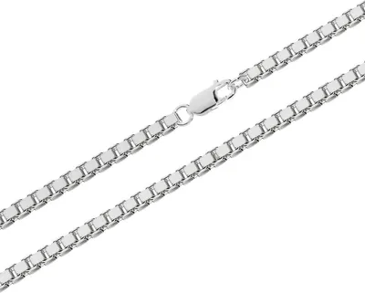 Produktbild von 45cm Venezianerkette 925 Sterlingsilber 2,9mm -Breit Diamantiert Silber 4289