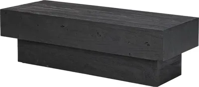 Produktbild von home24 Couchtisch - Akazie Massiv Schwarz