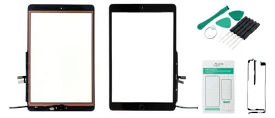 Produktbild von iPad 7 / 8 (10,2 Zoll) Touchscreen schwarz - Set