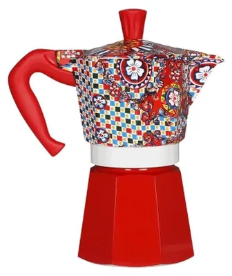 Zdjęcie produktu dla Włoski ekspres do kawy Bialetti MOKA EXPRESS D&G 3T aluminium bakelit 3 miedziany