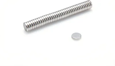 Image de Aimants néodyme 7 x 1,5 mm 50 pièces mm N38, extrêmement puissants, tableaux magnétiques, réfrigérateurs, tableaux blancs, bricolage