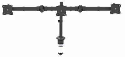 Immagine prodotto di StarTech.com ARMTRIO supporto da tavolo per Tv a schermo piatto 61 cm (24") Nero