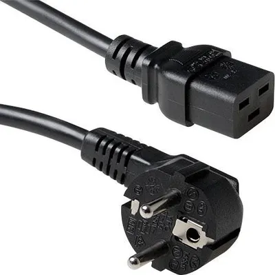 Obrázok produktu pre ACT AK5185, 1,8 m, C19 zviazané, CEE7/7, 230 V, 16 A