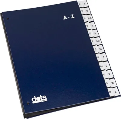 Produktbild von dots Pultordner A-Z blau